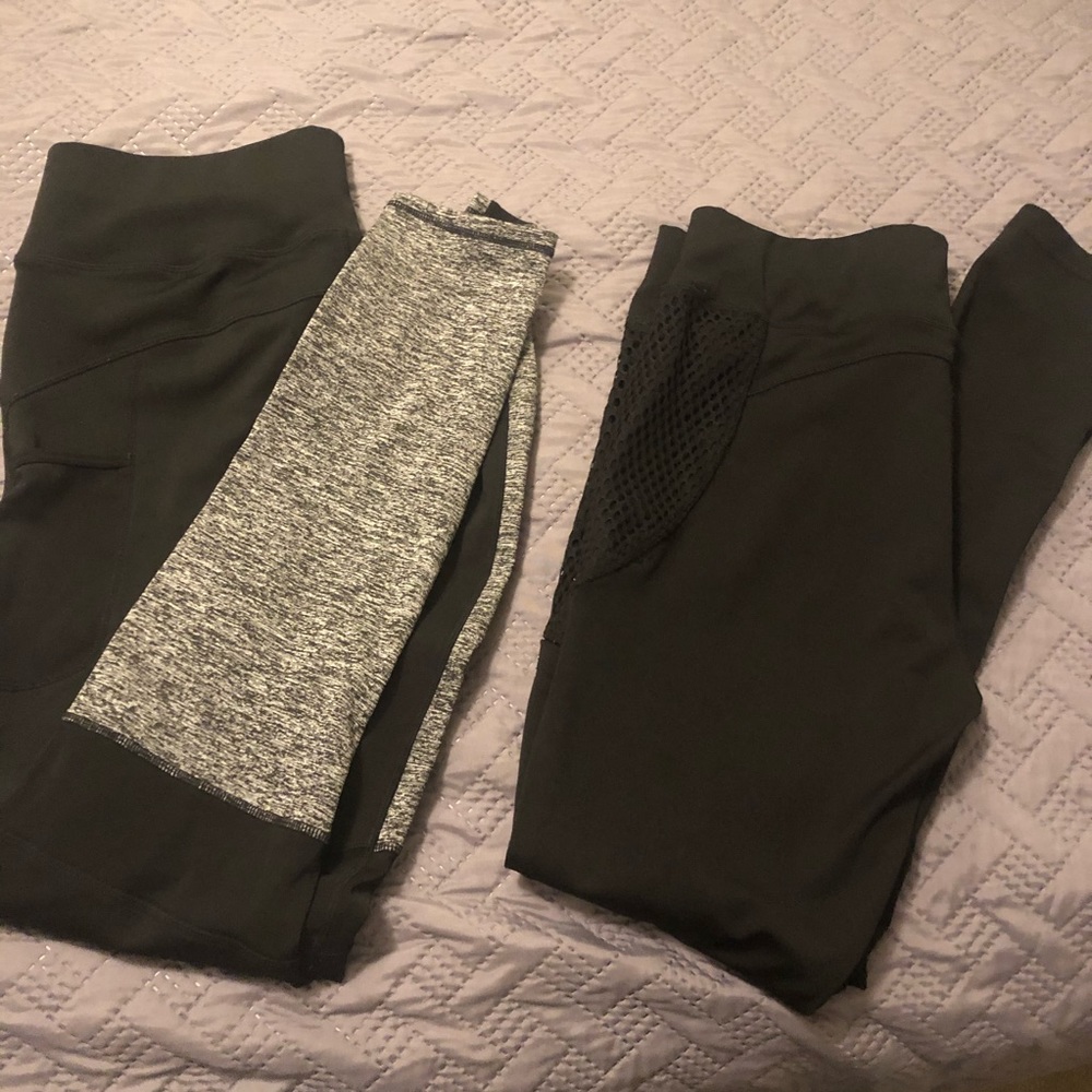PopFit Workout Pants - 2 pairs with pockets